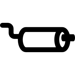 tubo di scarico icona