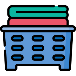 Laundry basket icon