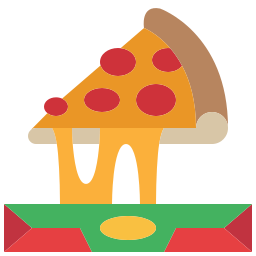 boîte à pizza Icône