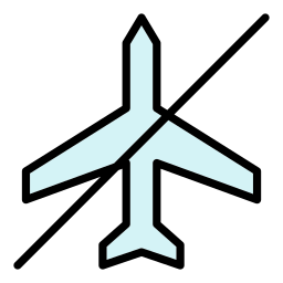 modalità aereo icona