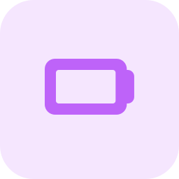 Smartphone charger icon