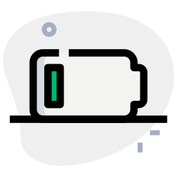 Low battery level icon