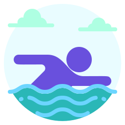 pływać ikona