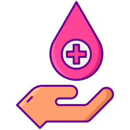 Blood donation icon