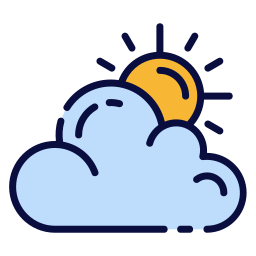 Cloudy day icon