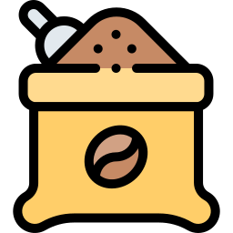 Coffee beans icon