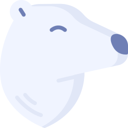 oso polar icono