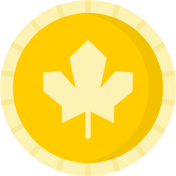 dólar canadense Ícone