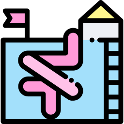 Water slide icon