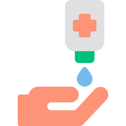 Hand sanitizer icon