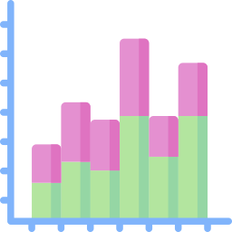 grafico a barre icona