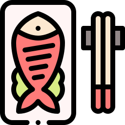 Steamed fish icon