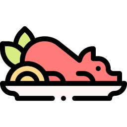 Roasted pig icon