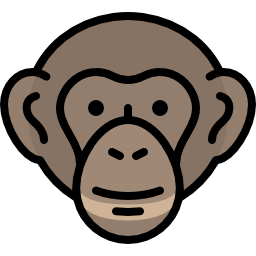 scimpanzé icona