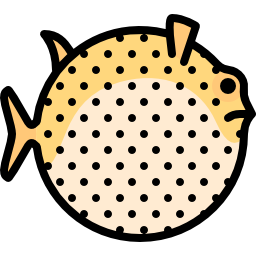 pesce globo icona