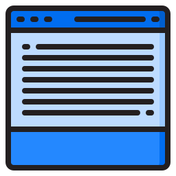 Website content icon