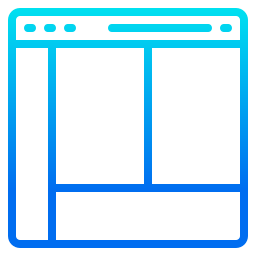 Square layout icon
