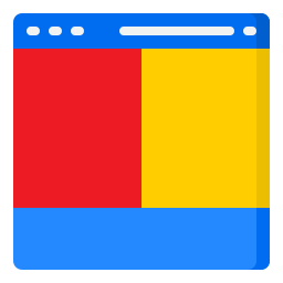 quadratisches layout icon