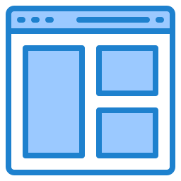 quadratisches layout icon