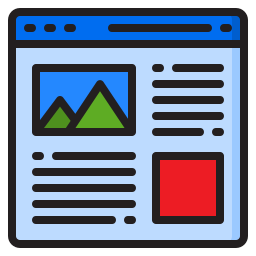 Website content icon