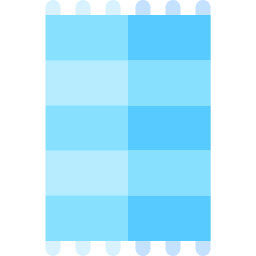 Beach towel icon