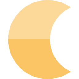 Half moon icon