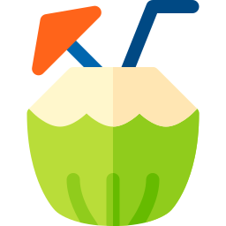 Coconut drink icon