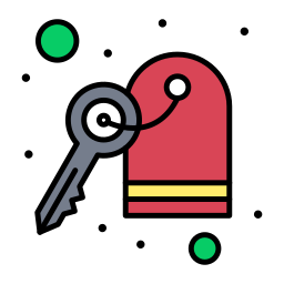 Hotel key icon