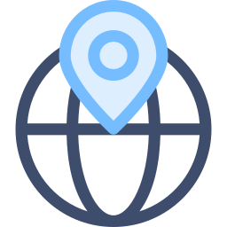 pin de ubicación icono