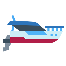 bateau de vitesse Icône