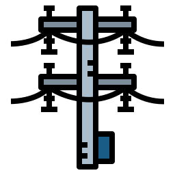 poteau électrique Icône