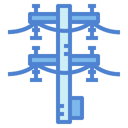 poteau électrique Icône