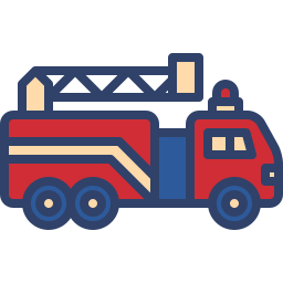 Firefighter car icon