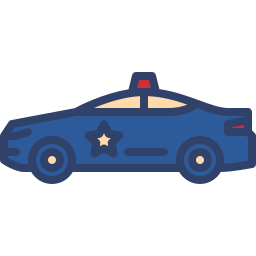 coche de policía icono