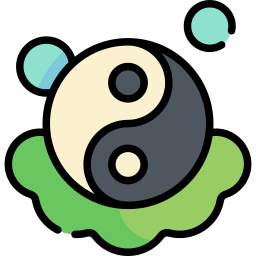 yin yang ikona