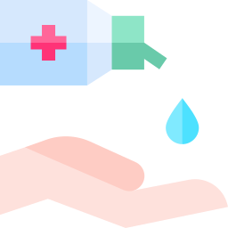 Hydroalcoholic gel icon