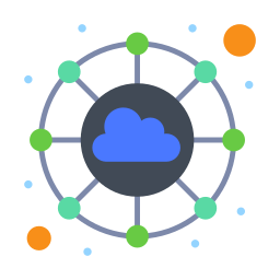 dati cloud icona