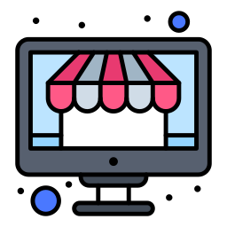 Online shop icon