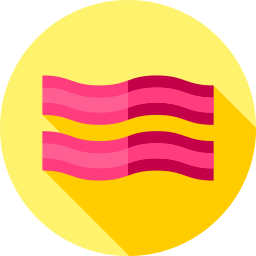 Bacon strips icon