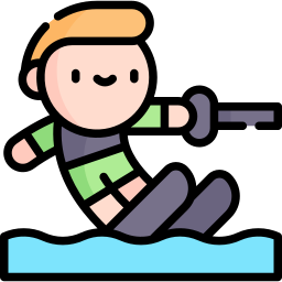 Water skiing icon