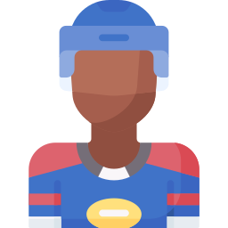 Hockey player icon