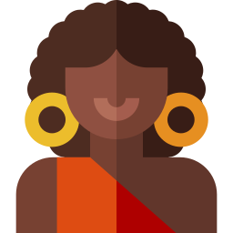 afrykańska kobieta ikona