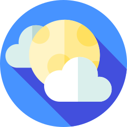 Cloudy night icon