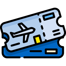 Plane ticket icon