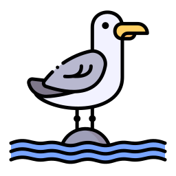 gaviota icono