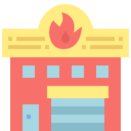 Fire station icon