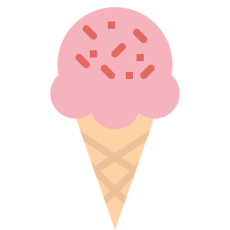 cucurucho de helado icono