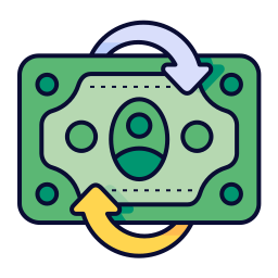 현금 흐름 icon