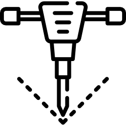 martello pneumatico icona