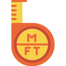 Measuring tape icon